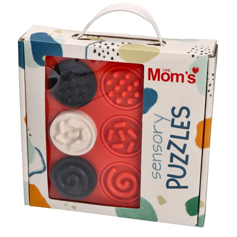 Klocki sensoryczne MOM'S CARE Kółeczka Kontrastowe