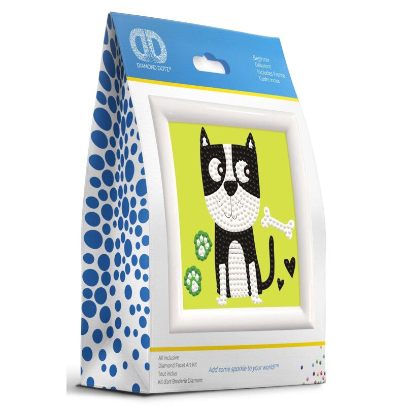 Zestaw kreatywny DIAMOND DOTZ With Frame Puppy Munch 018-DD1058F