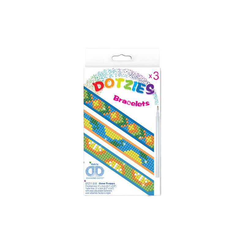 Zestaw kreatywny DIAMOND DOTZ Bransoletki Gone Troppo DTZ11018