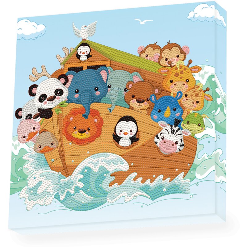 Zestaw kreatywny DIAMOND DOTZ Box Animals 2x2 018-DBX044