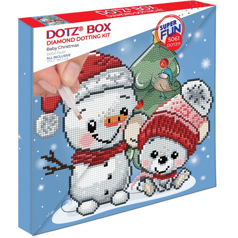 Zestaw kreatywny DIAMOND DOTZ Box Baby Christmas 018-DBX052