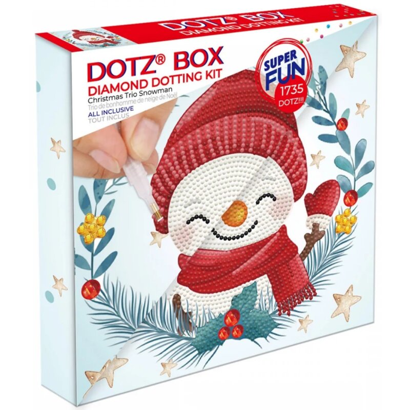 Zestaw kreatywny DIAMOND DOTZ Dotz Box Christmas Trio Snowman DBX.057