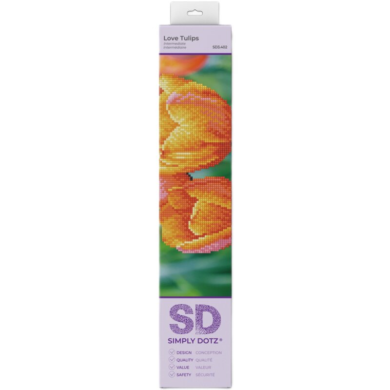 Zestaw kreatywny DIAMOND DOTZ Adults Love Tulips 018-SD3402