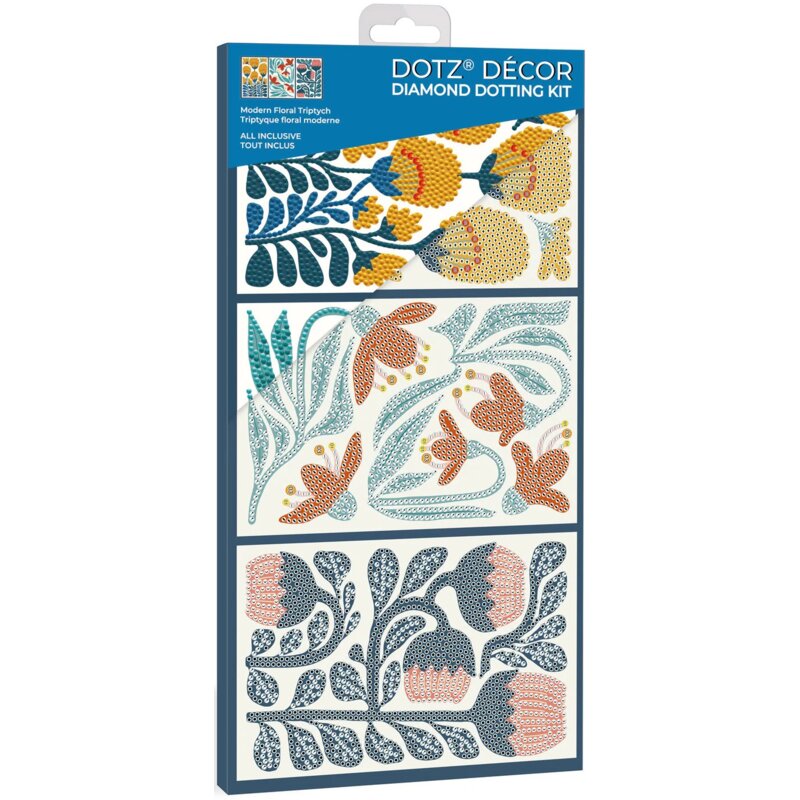 Zestaw kreatywny DIAMOND DOTZ Decor Modern Floral Triptych DBX4.006