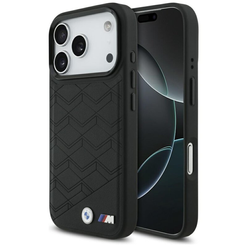 Etui BMW M Shape Logo MagSafe do Apple iPhone 17 Pro Czarny