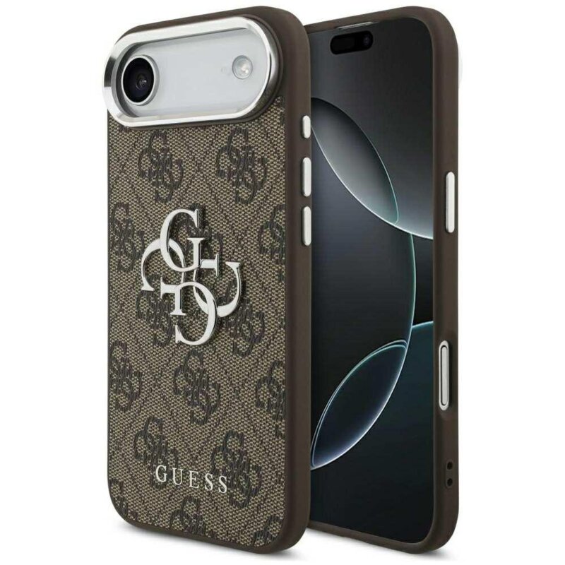 Guess 4G Big 4G Classic Logo do iPhone Air Brązowo-srebrny