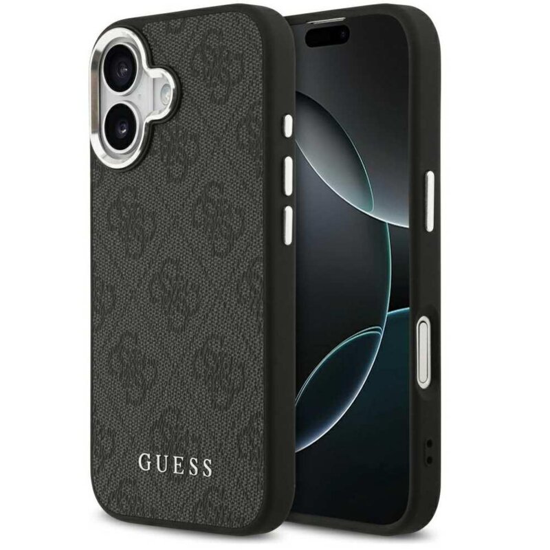 Guess 4G Classic Logo MagSafe do iPhone 17 Czarny