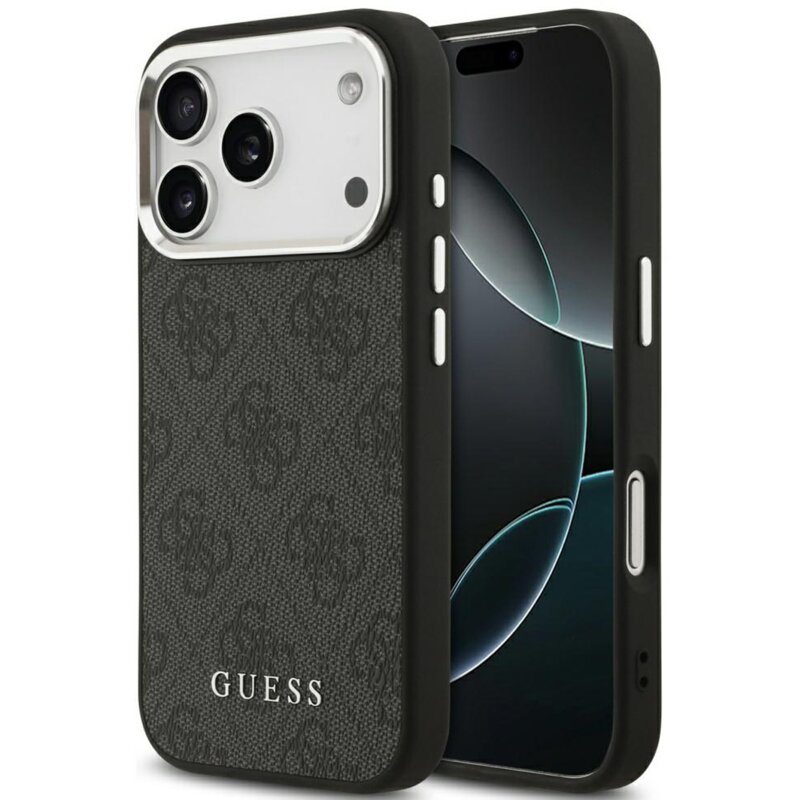 Etui GUESS 4G Classic Logo MagSafe do Apple iPhone 17 Pro Czarny