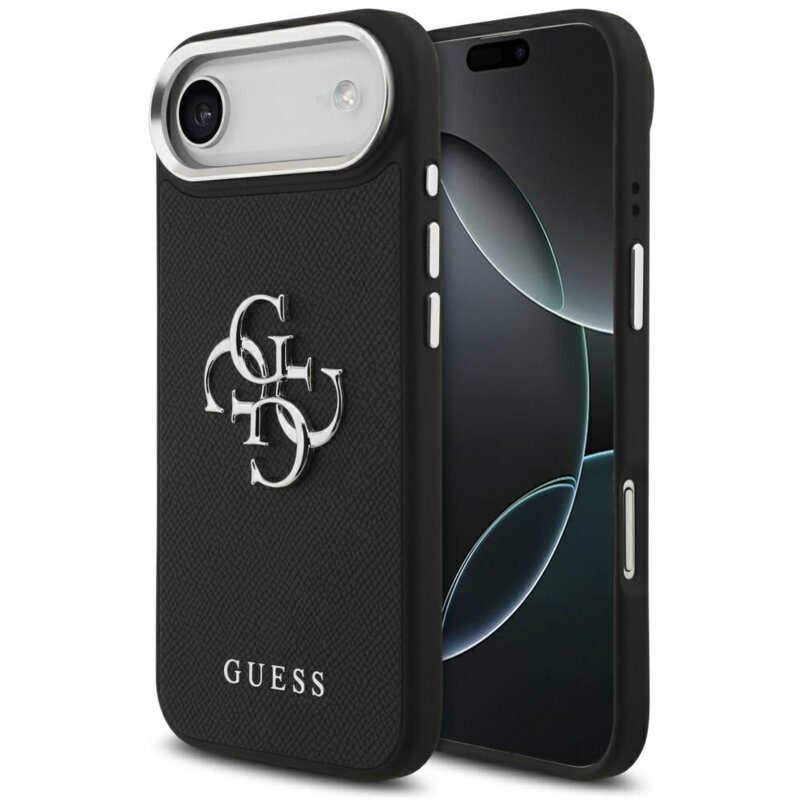 Etui GUESS Grained Big 4G Classic Logo do Apple iPhone Air Czarny