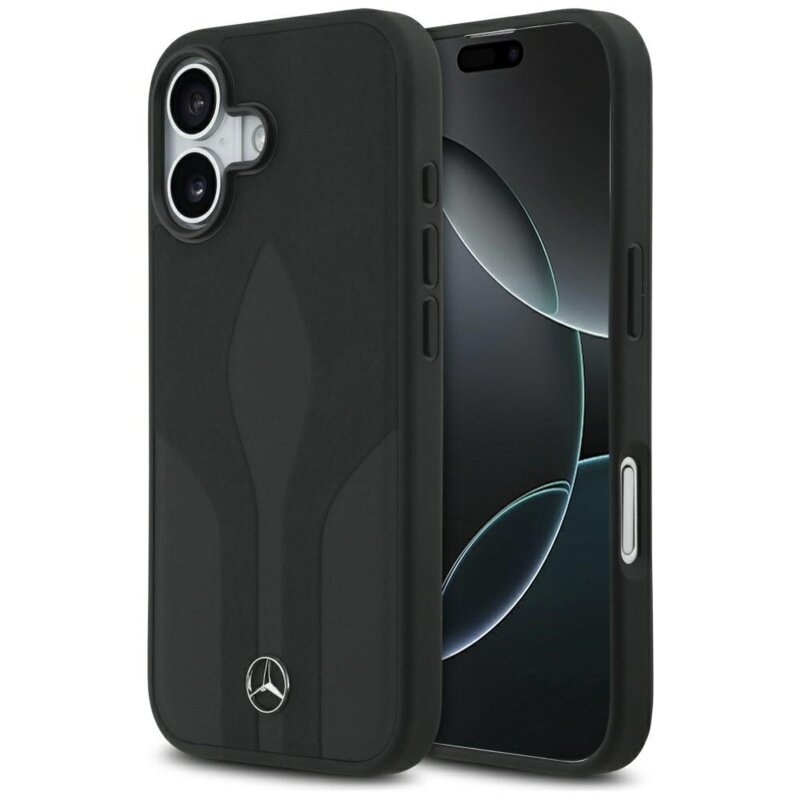 Mercedes-Benz Leather The Move MagSafe do iPhone 17 czarny