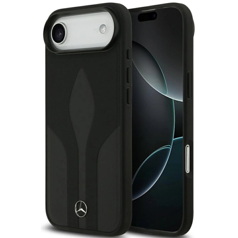 Mercedes-Benz Leather The Move MagSafe do iPhone Air czarny