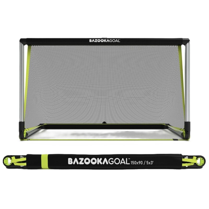 Bramka do piłki nożnej BAZOOKAGOAL BGXL1ALUS Aluminiowa (150 x 90 x 90 cm)