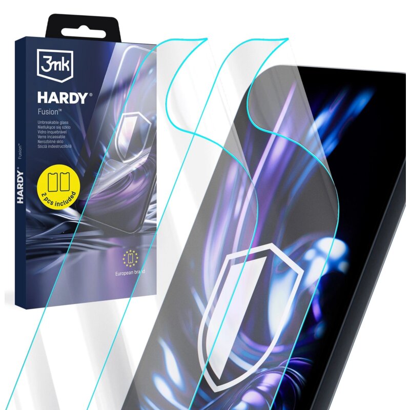 Szkło hybrydowe 3MK Hardy Fusion do Samsung Galaxy M55 (2 szt.)