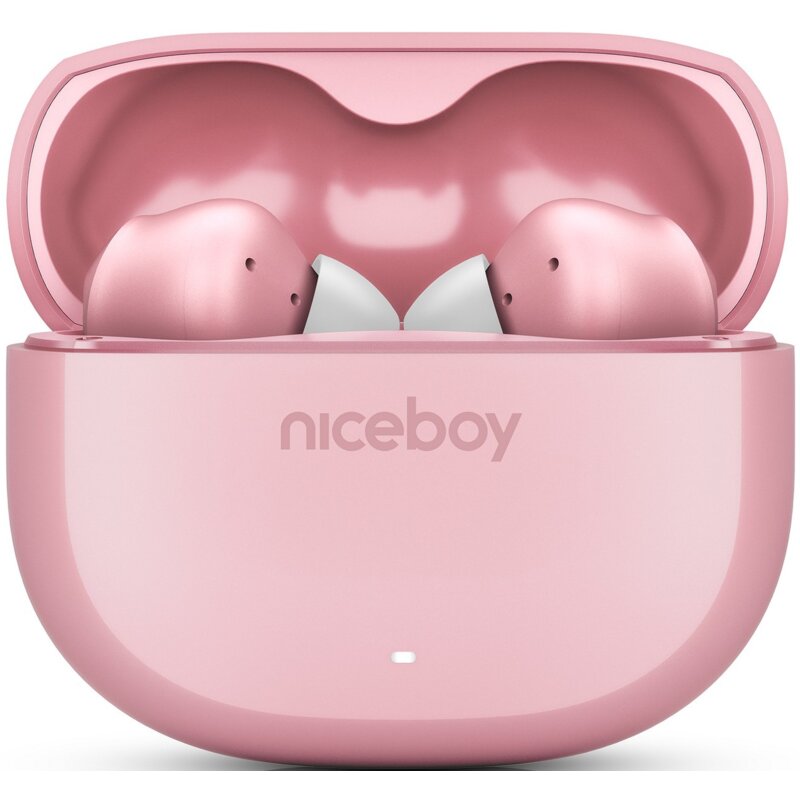 Słuchawki dokanałowe NICEBOY Pins 4 ANC Różowy