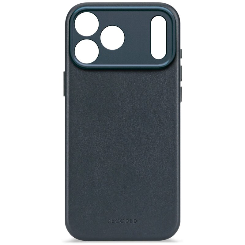 Etui DECODED Leather MagSafe do Apple iPhone 17 Pro Granatowy