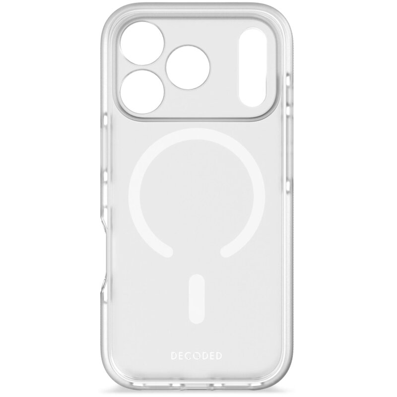 Etui DECODED DropTec MagSafe do Apple iPhone 17 Pro Max Biały transparentny