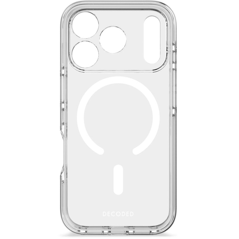 Etui DECODED DropTec MagSafe do Apple iPhone 17 Pro Max Transparentny