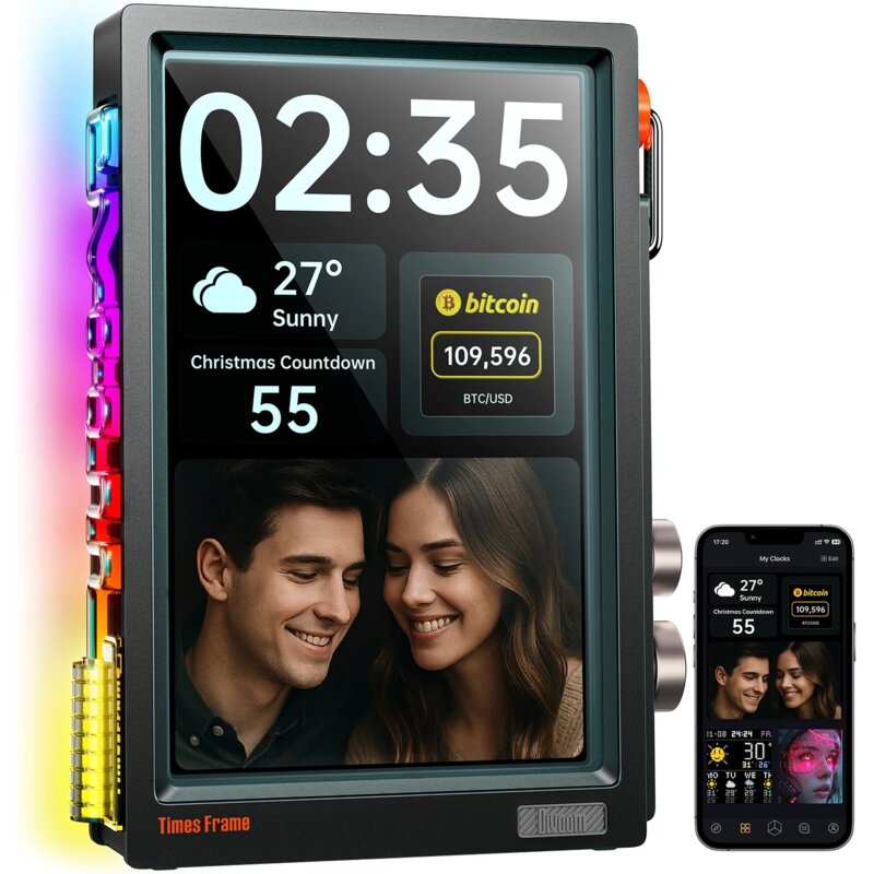 Wyświetlacz DIVOOM Times Frame Czarny