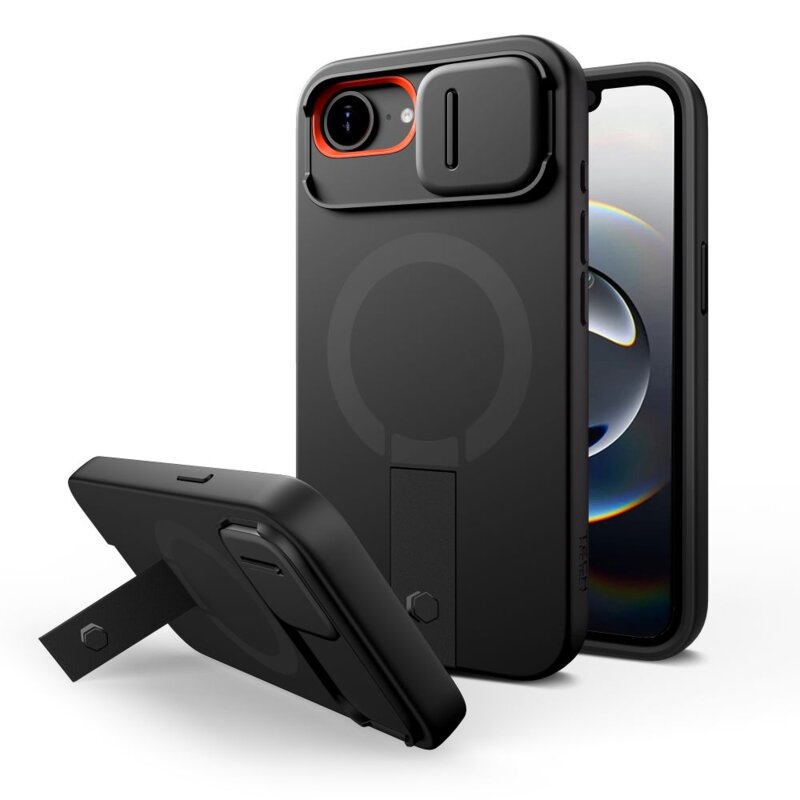 Etui TECH-PROTECT Kevlar Aura MagSafe do Apple iPhone 16e/17e Czarny