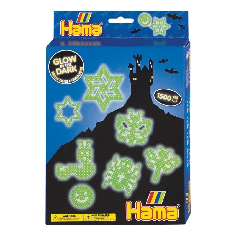 Zestaw kreatywny HAMA Świecące w ciemności 015-3414