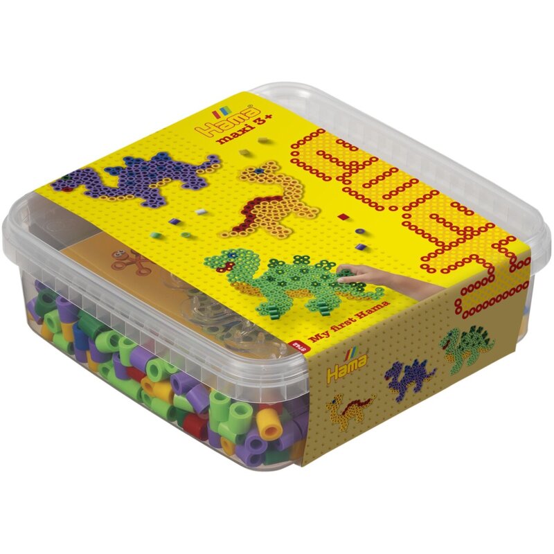 Zestaw kreatywny HAMA Maxi Koraliki i podstawka w pudełku 015-8742