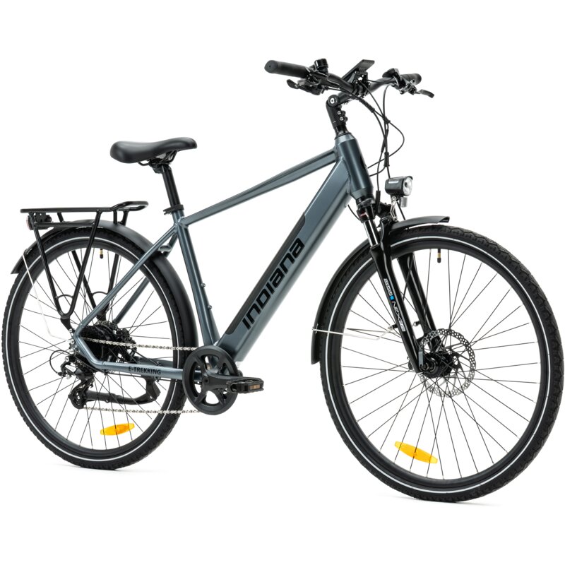 Rower elektryczny INDIANA E-Trekking M20 28 cali Grafitowo-czarny