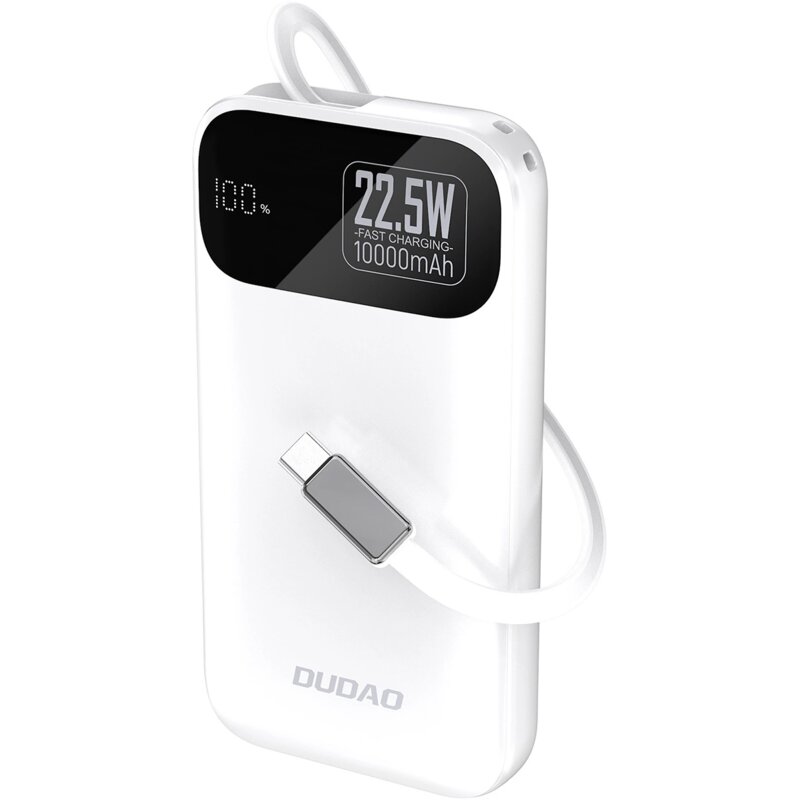 Powerbank DUDAO K31 10000 mAh 22.5W Biały