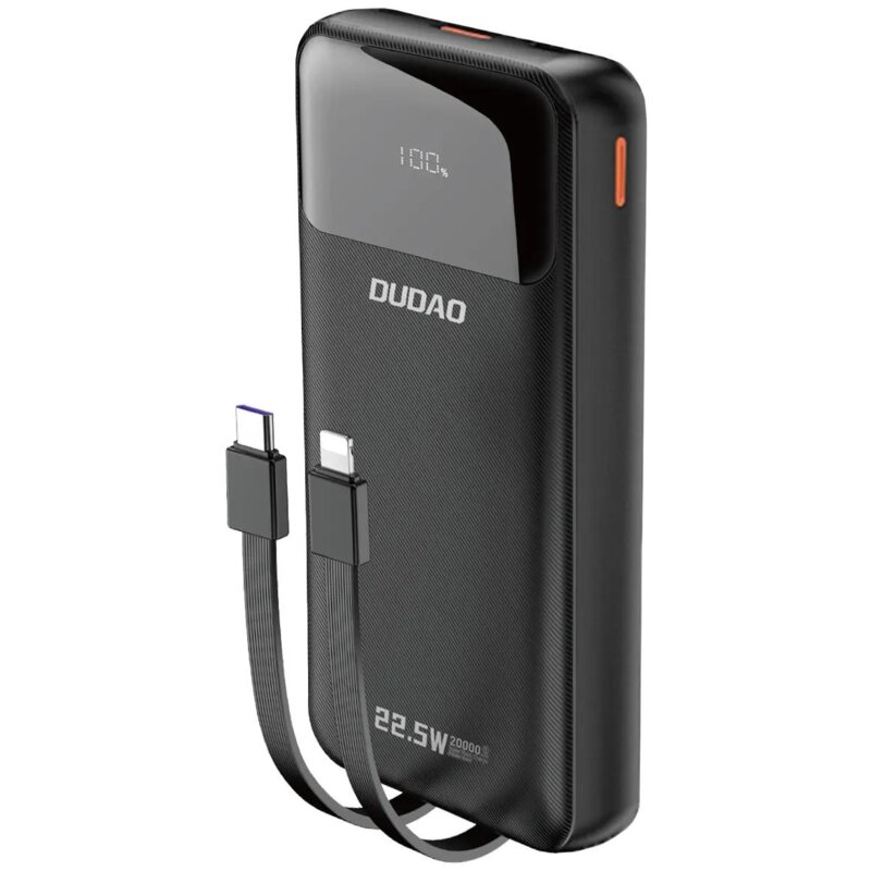 Powerbank DUDAO K15Pro 20000 mAh 22.5W Czarny