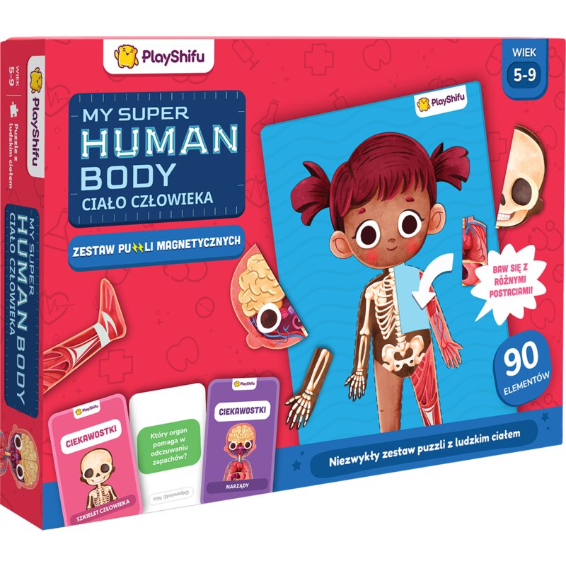 Zabawka edukacyjna PLAYSHIFU My Super Human Body Wielokolorowy