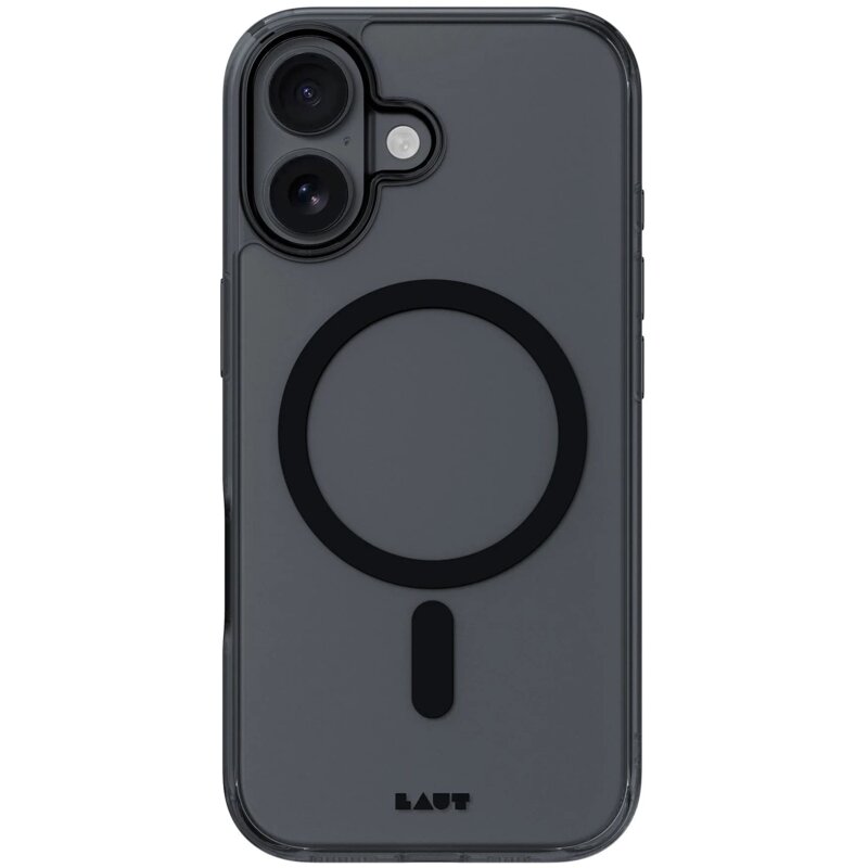 Etui LAUT Crystal Fluro MagSafe do Apple iPhone 17 Przezroczysto-czarny