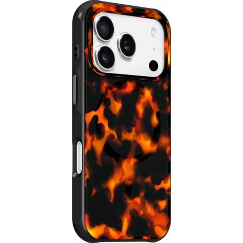 Etui LAUT Huex Wave MagSafe do Apple iPhone 17 Pro Czarno-pomarańczowy