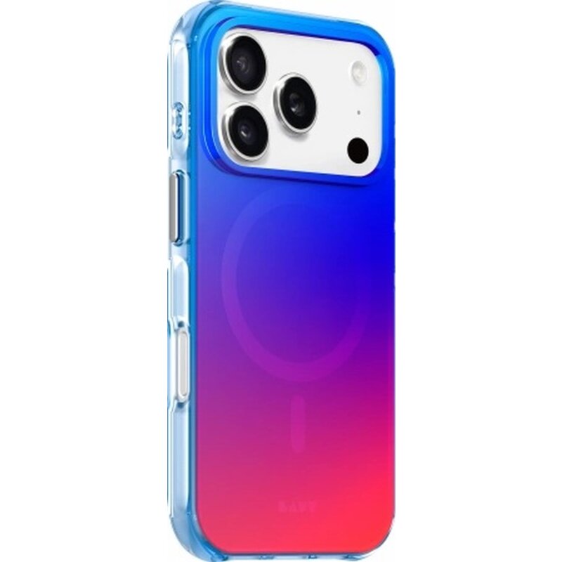 Etui LAUT Huex Wave MagSafe do Apple iPhone 17 Pro Niebiesko-czerwony