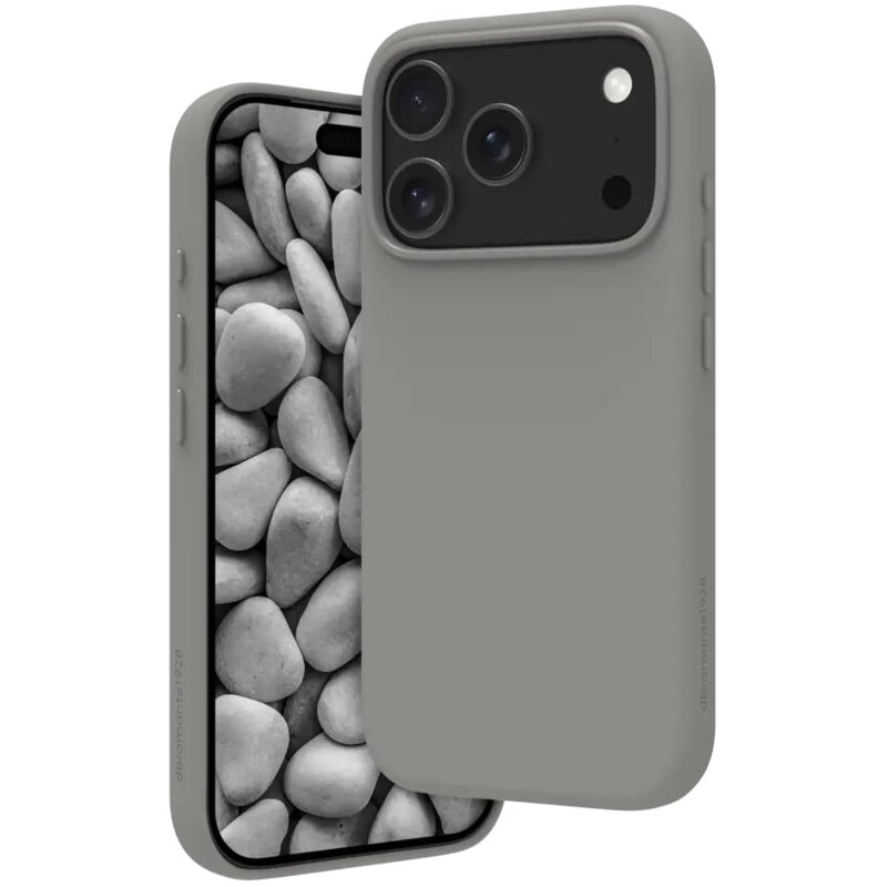 Etui DBRAMANTE1928 Roskilde MagSafe Icon do Apple iPhone 17 Pro Max Szary