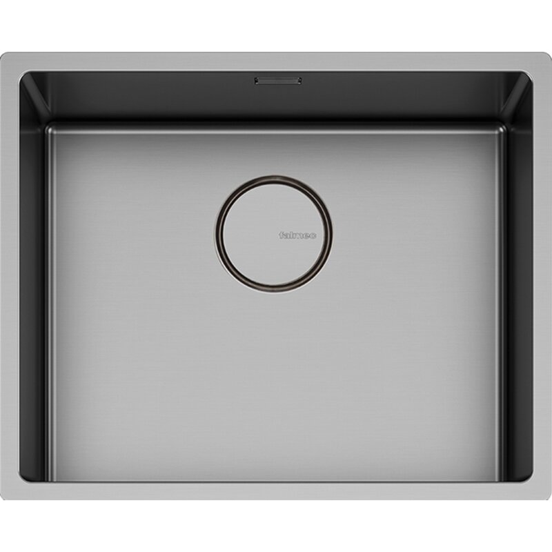 Zlewozmywak jednokomorowy FALMEC Como 50 Gunmetal Szary 44x54