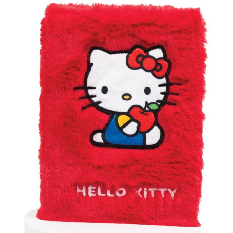 Pyramid Plush Notebook A5 Hello Kitty