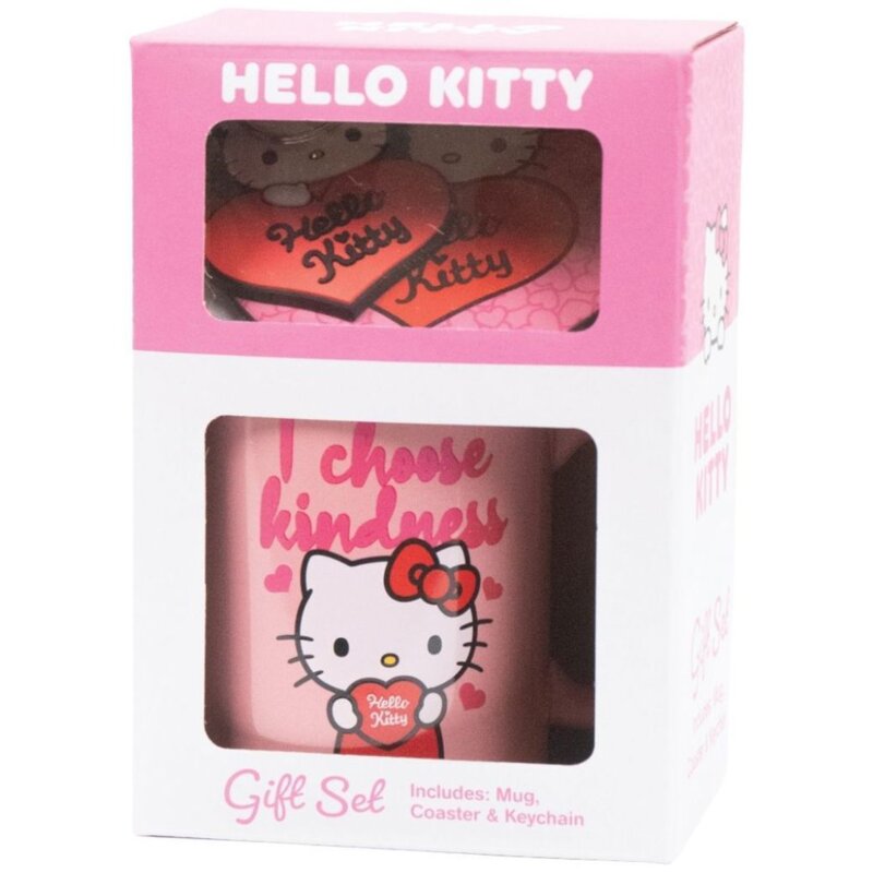 Pyramid Hello Kitty Serduszko Kubek Podstawka Brelok
