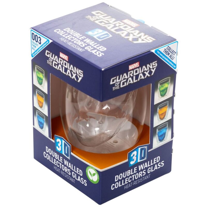 Pyramid 3D Double Walled Collectors Glass) Strażnicy Galaktyki (Baby Groot)