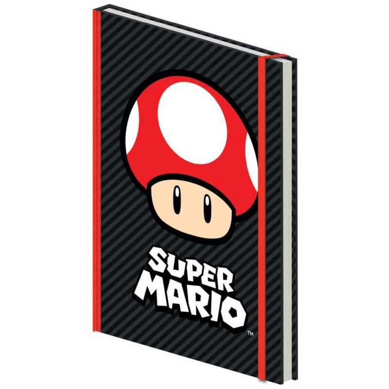 Pyramid A5 Premium Notebook Super Mario Grzybek