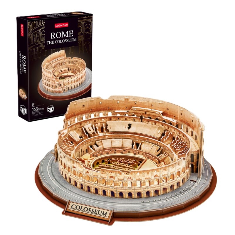 Puzzle 3D CUBIC FUN Koloseum w rzymie MC279H (163 elementy)