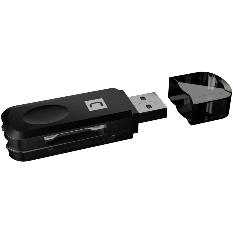 Natec Czytnik kart pamięci ANT 3 Mini (SDHC/MMC/M2/Micro SD) Black