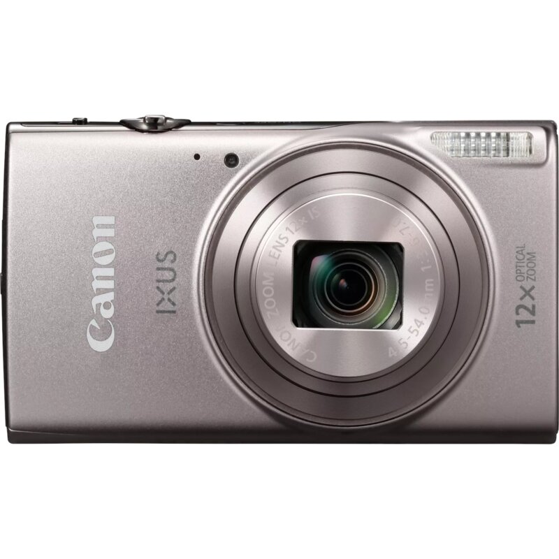 Aparat CANON Ixus 285 HS A Srebrny, 20.2Mpix, 12x zoom, stabilizator obrazu