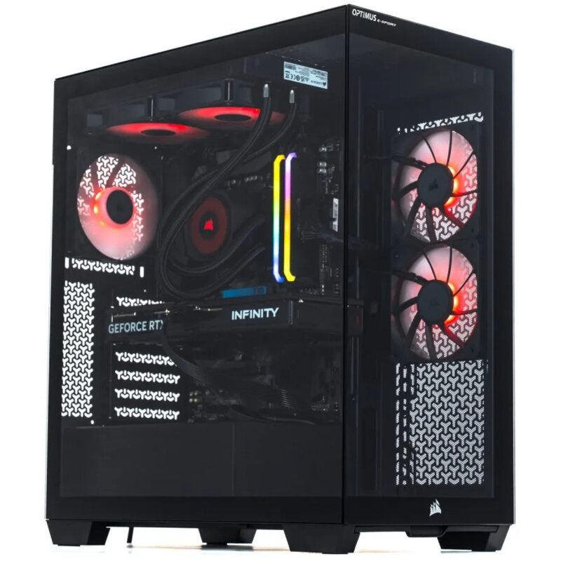 Komputer OPTIMUS E-sport GB550T-CR8 R7-5800X 16GB RAM 1TB SSD GeForce RTX5060Ti Windows 11 Home