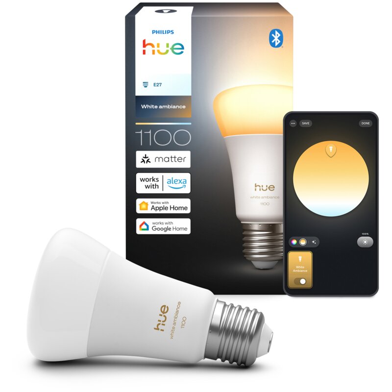 Philips Hue White Ambiance A60 E27 1100
