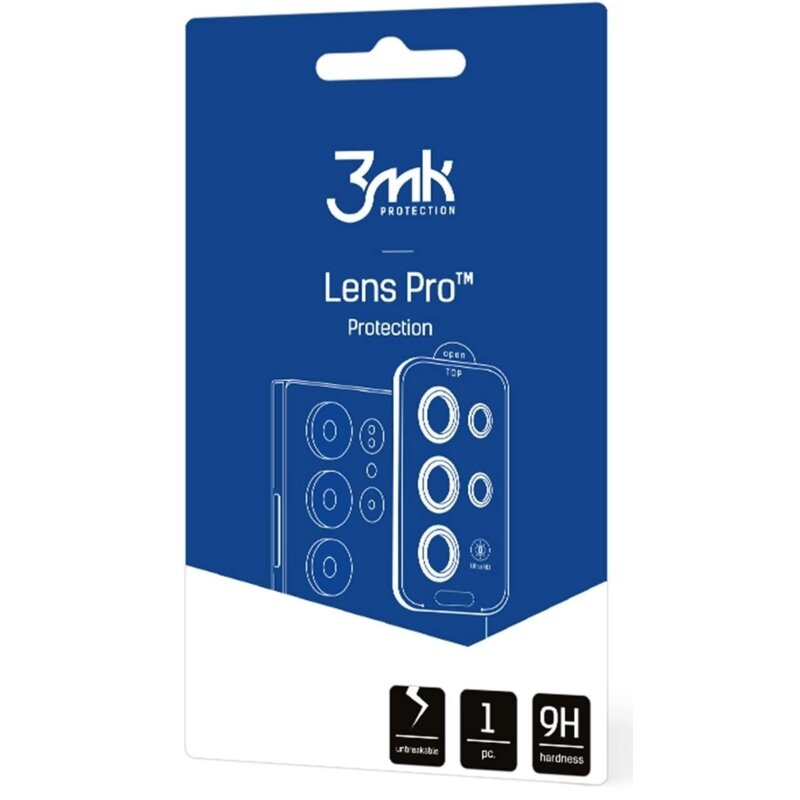 Szkło hartowane na obiektyw 3MK Lens Protection Pro do Samsung Galaxy S25 FE