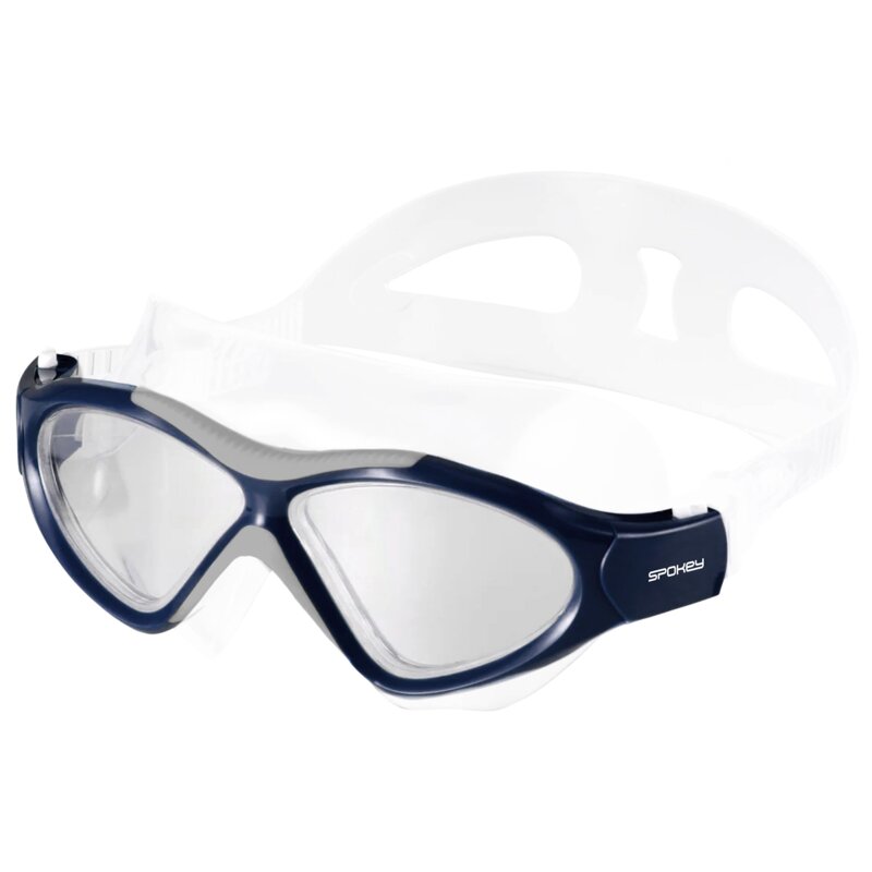 Okulary pływackie SPOKEY Ampio Granatowo-szary filtr UV