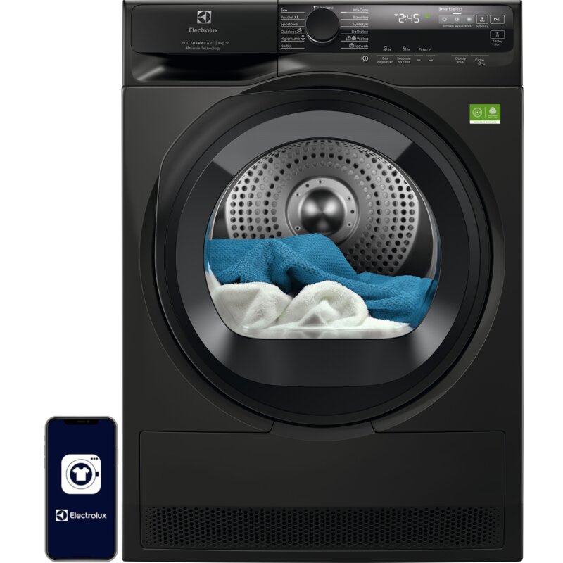 Suszarka ELECTROLUX 800 UltraCare EW8D595RCDP z pompą ciepła