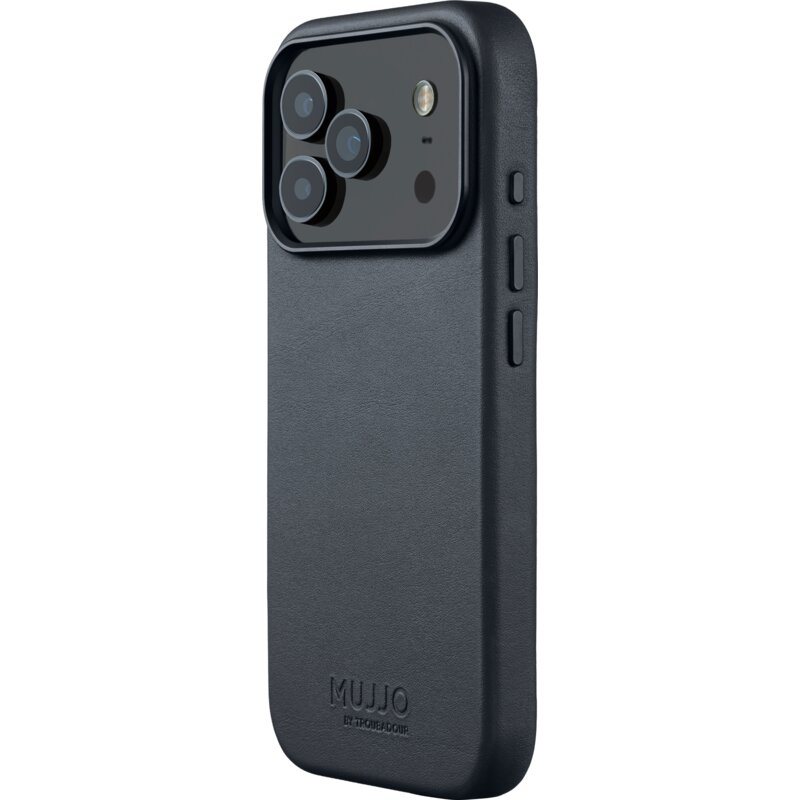 Etui MUJJO Leather MagSafe do Apple iPhone 17 Pro Szary