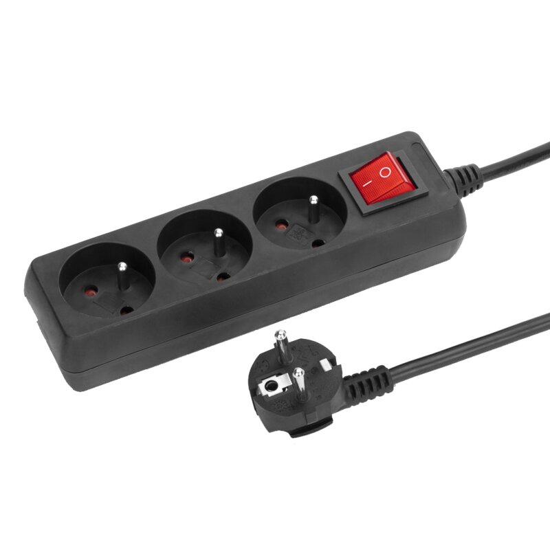 Przedłużacz MONTIS MT118B-10 (10 m) Czarny