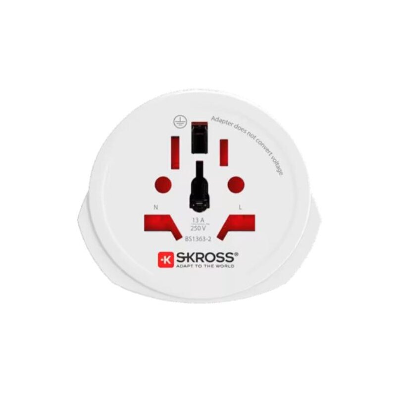 Adapter podróżny SKROSS 1.500211C-E (Globalny - Europa)