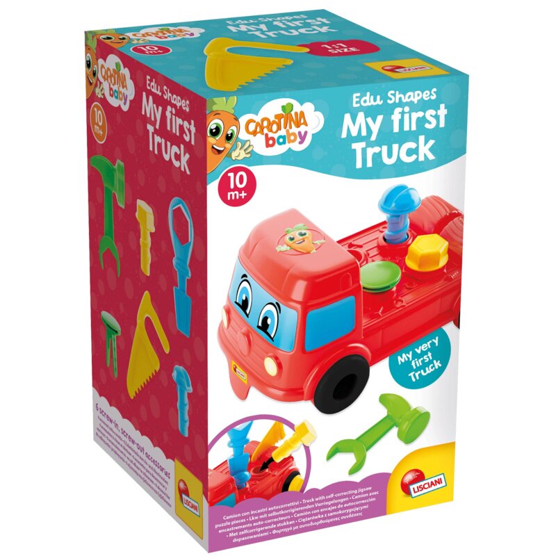 Zabawka edukacyjna LISCIANI Carotina Baby Sorter Moje pierwsze auto 304-109968